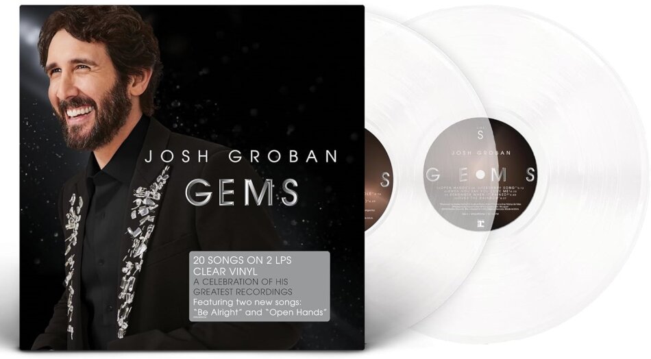 Josh Groban - Gems Clear Vinyl, 2 LPs