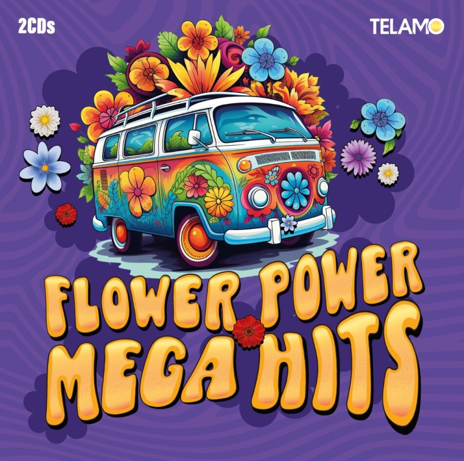 Flower Power Mega Hits Telamo, 2 CDs