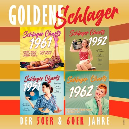 Goldene Schlager der 50er & 60er Jahre (4 LPs)