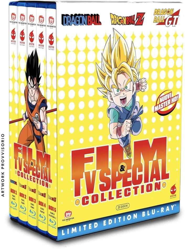 Dragon Ball - Film & TV Special Collection Limited Edition, 20 Blu-rays