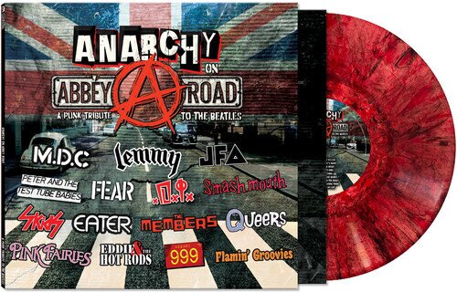 Anarchy On Abbey Road A Punk Tribute To The Beatles Cleopatra, Limited Edition, Red Vinyl, LP
