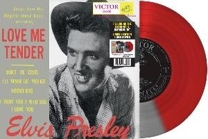 Elvis Presley - Love Me Tender Red Silver, 10" Maxi