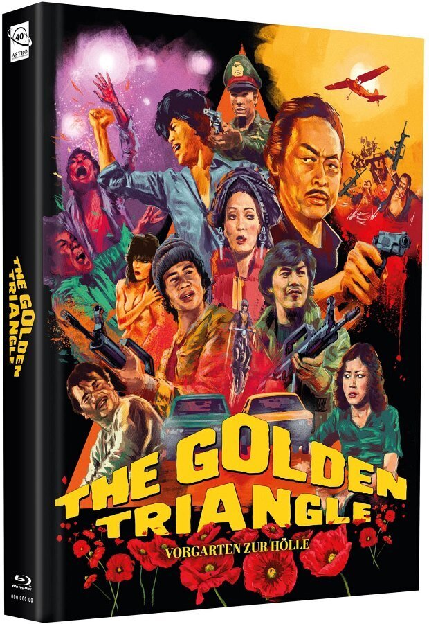 The Golden Triangle (1975) Cover C, Limited Edition, Mediabook, Blu-ray + DVD
