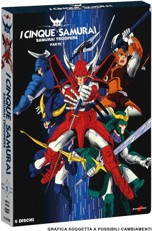 I Cinque Samurai - Samurai Troopers - Parte 1 5 DVDs