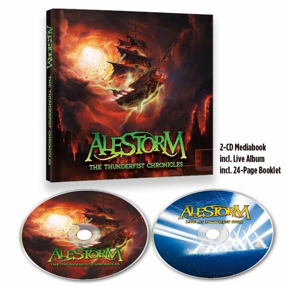 Alestorm - The Thunderfist Chronicles Mediabook, 2 CDs
