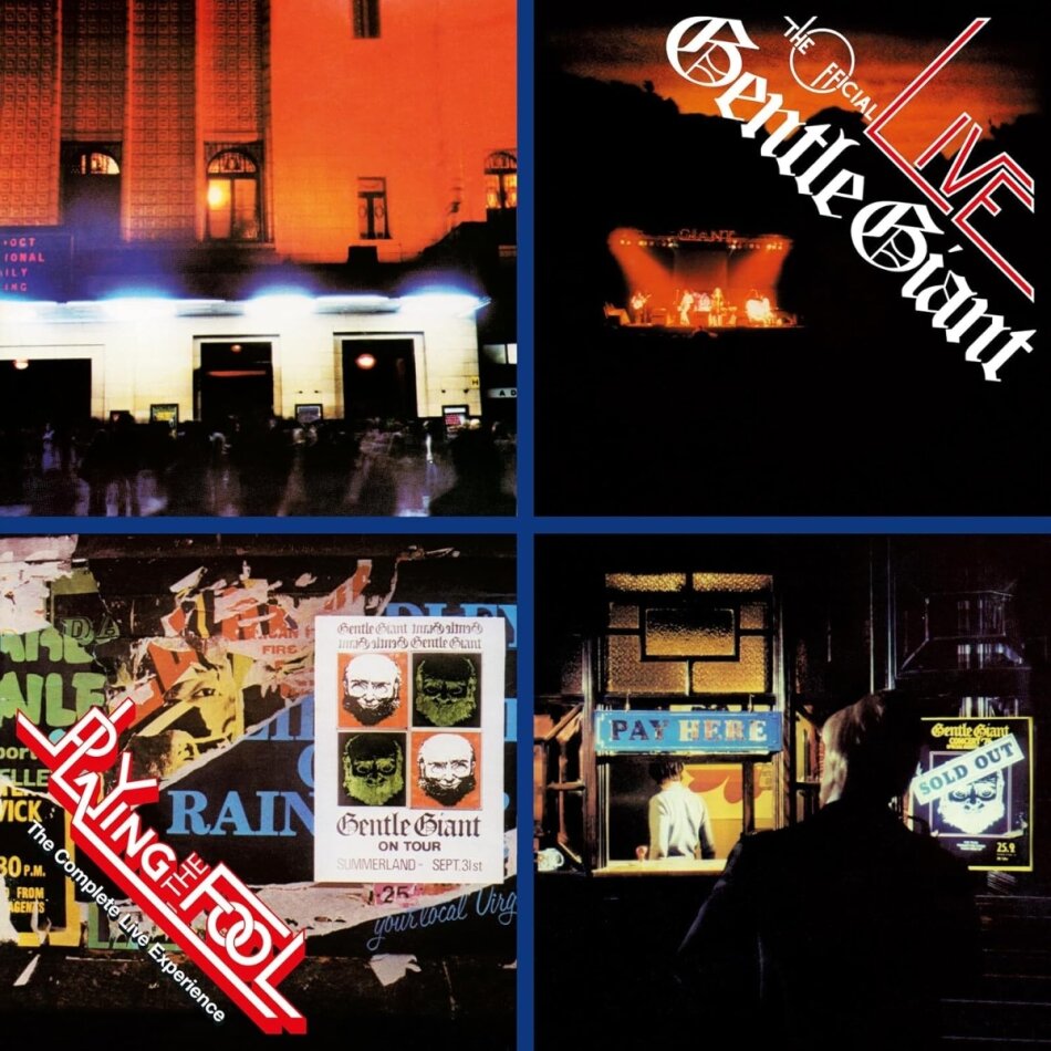 Gentle Giant - Playing The Fool - The Complete Live Experience 2 CDs + Blu-ray