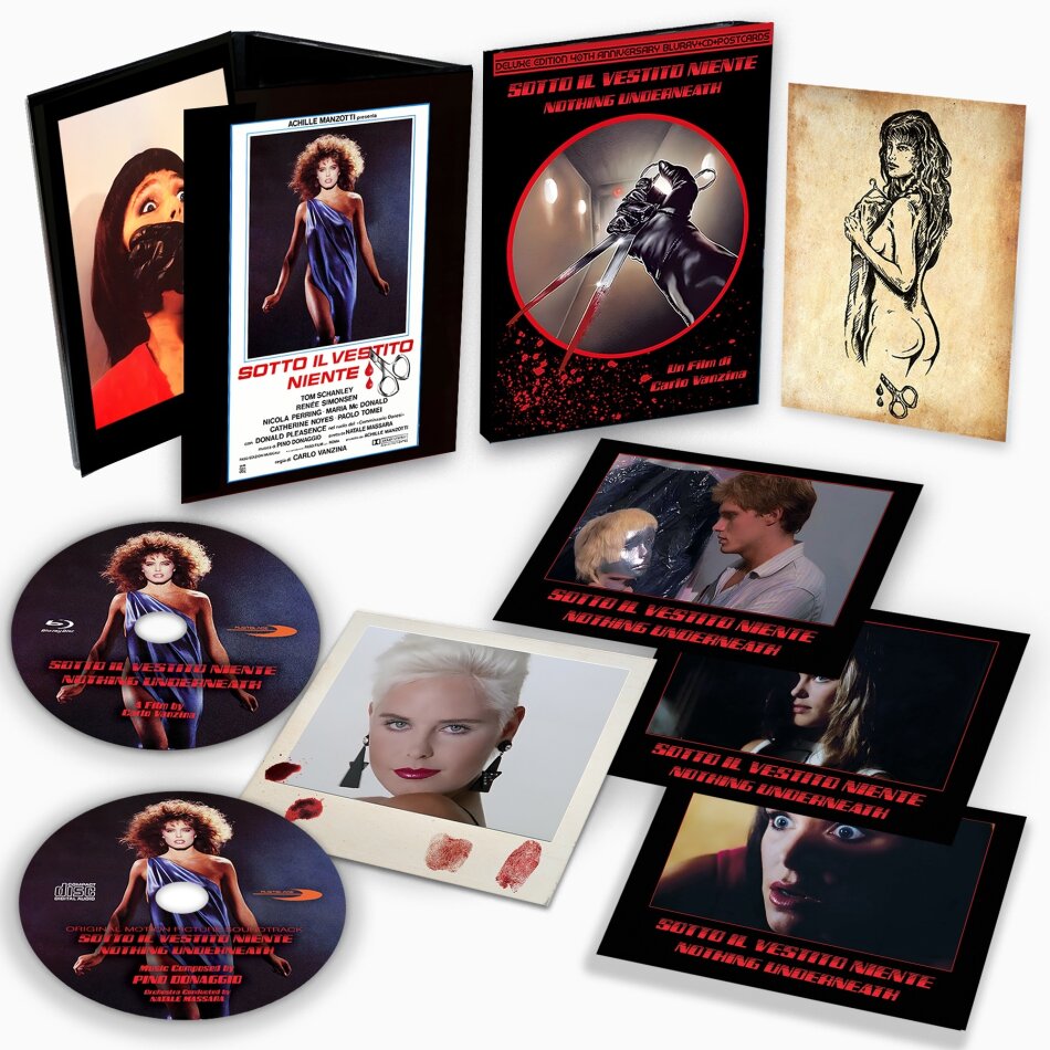 Sotto il vestito niente (1985) + Cartoline, 40th Anniversary Edition, Limited Deluxe Edition, Blu-ray + CD