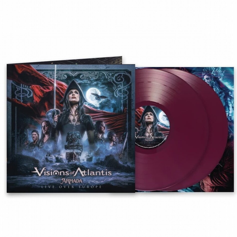 Visions Of Atlantis - Armada Live Over Europe Solid Viola Vinyl, 2 LPs