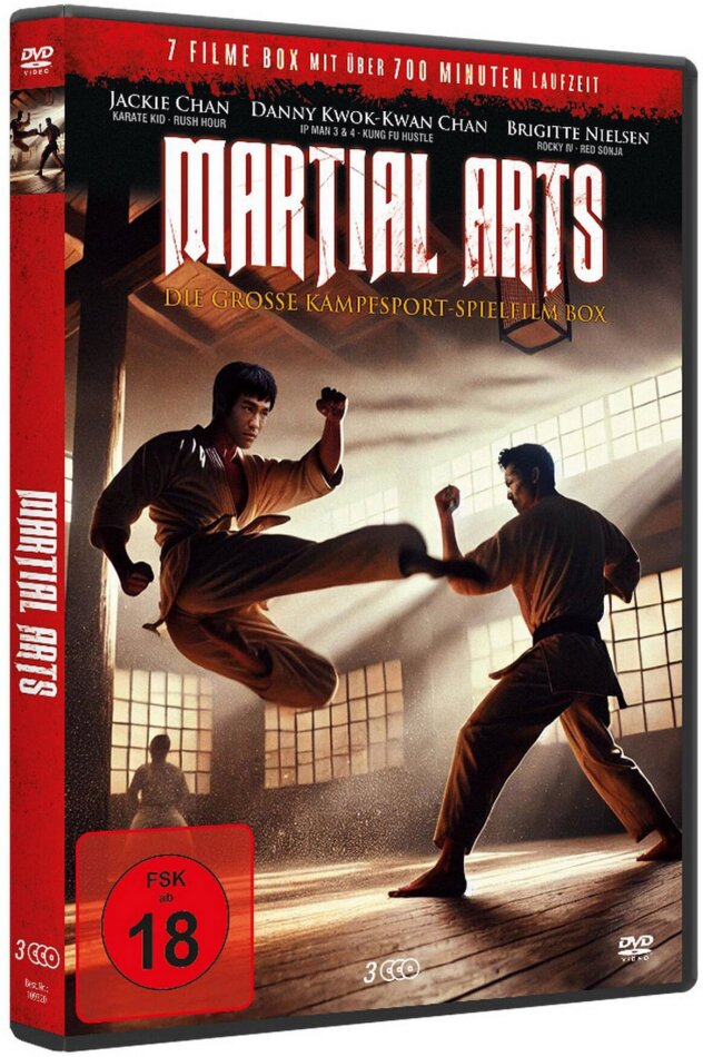 Martial Arts - Die grosse Kampfsport-Spielfilm Box - 7 Filme 3 DVDs
