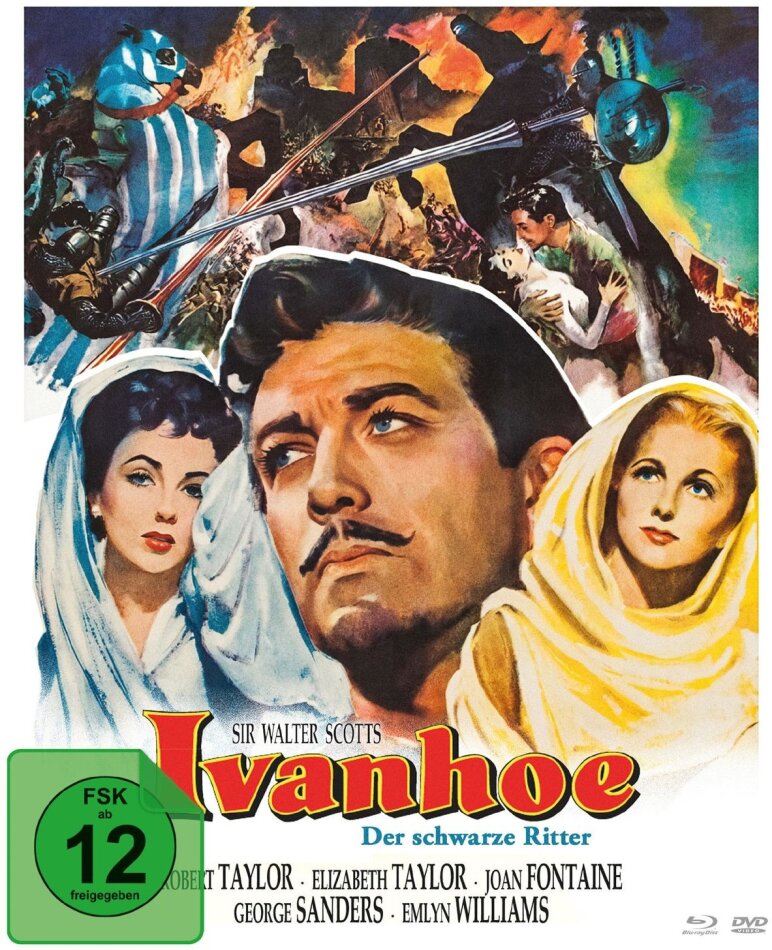 Ivanhoe - Der schwarze Ritter (1952) Digipack, Blu-ray + DVD