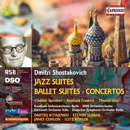 Vladimir Spivakov & Dimitri Schostakowitsch (1906-1975) - Jazz Suites - Ballet Suites - Concertos (3 CDs)
