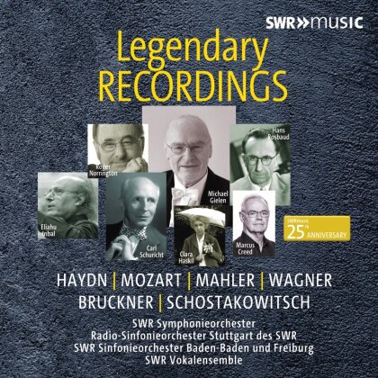 SWR Symphonieorchester, Radio-Sinfonie-Orchester Stuttgart des SWR, SWR Sinfonieorchester Baden-Baden und Freiburg & SWR Vokalensemble - Legendary Recordings - SWRMUSIC 25Th Anniversary (6 CD)