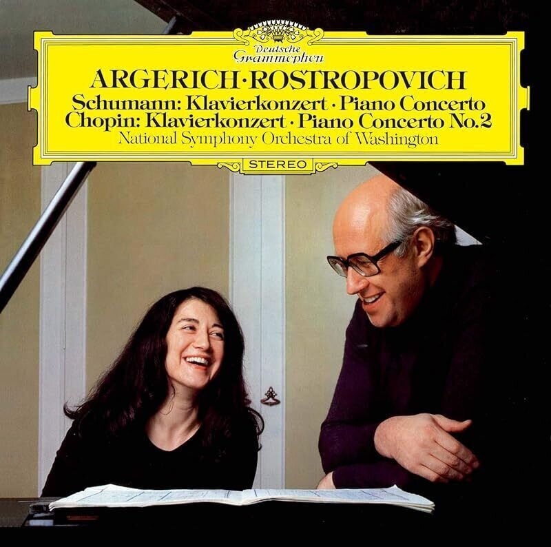 Robert Schumann (1810-1856), Frédéric Chopin (1810-1849), Mstislav Rostropovich, Martha Argerich & National Symphony Orchestra Of Washington DC - Piano Concertos Japan Edition, 2025 Reissue, HQCD REMASTER, Édition Limitée