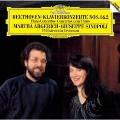 Ludwig van Beethoven (1770-1827), Giuseppe Sinopoli & Martha Argerich - Beethoven: Piano Concertos 1 & 2 (Japan Edition, 2025 Reissue, HQCD REMASTER, Limited Edition)
