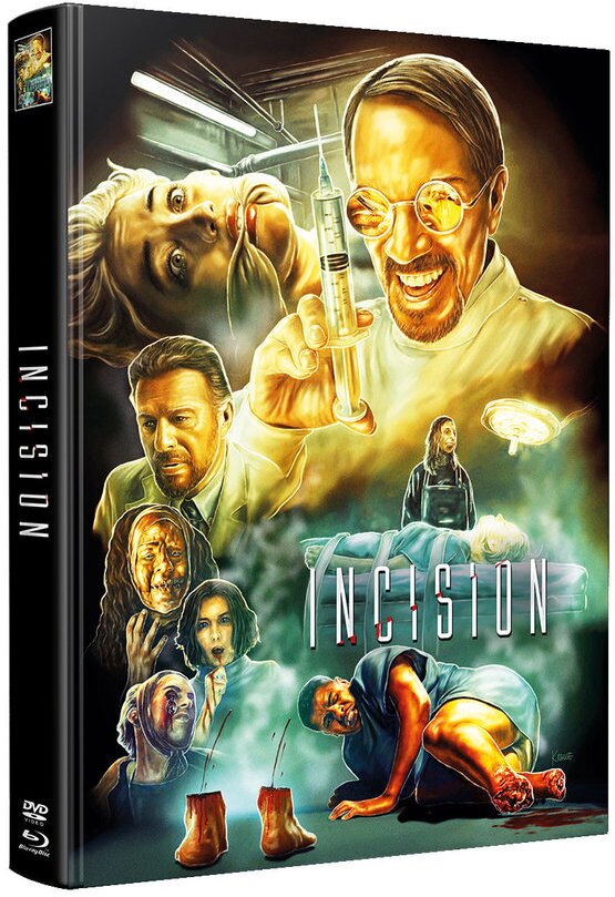 Incision (2020) Wattiert, Limited Edition, Mediabook, Blu-ray + DVD
