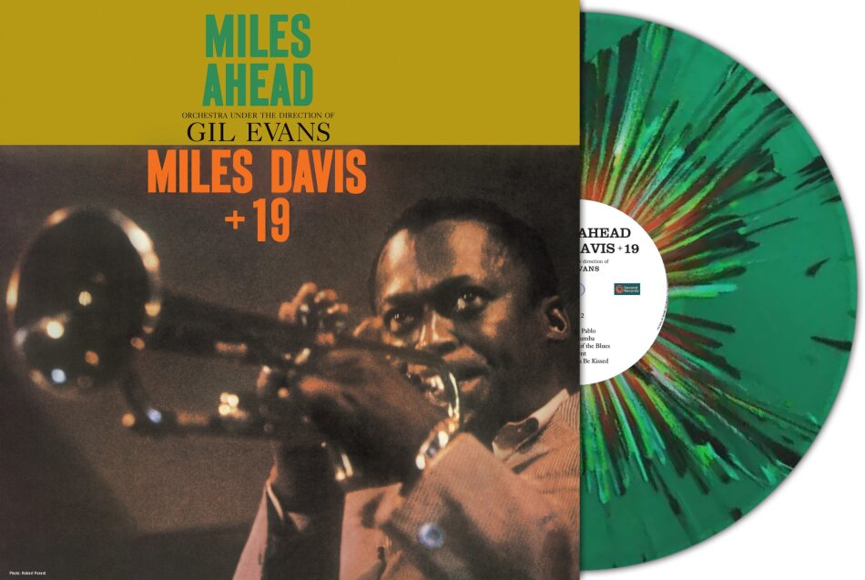 Miles Davis - Miles Ahead 2025 Reissue, Second Records, Deluxe Edition, Green Multicoloured Splatter Vinyl, LP
