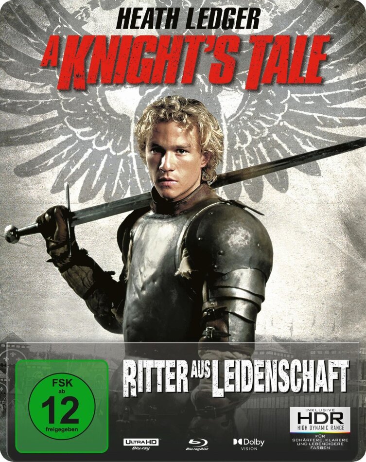 Ritter aus Leidenschaft - A Knight's Tale (2001) Extended Edition, Kinoversion, Limited Edition, Steelbook, 4K Ultra HD + Blu-ray