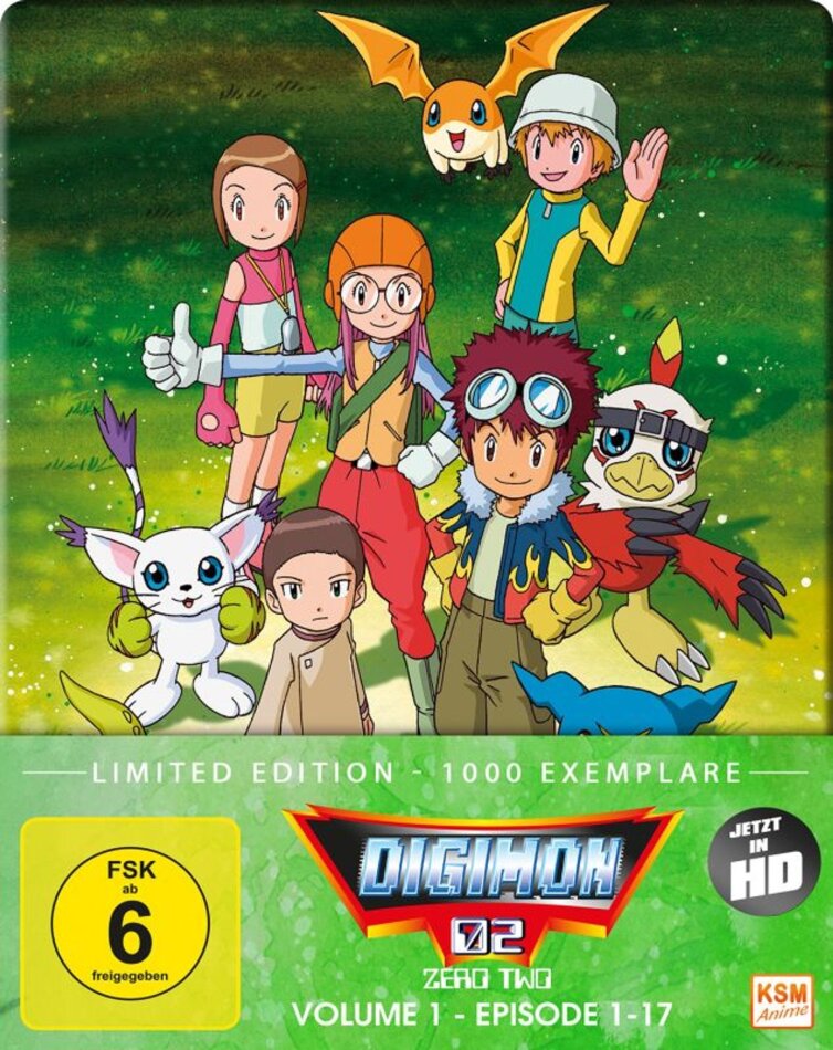 Digimon Adventure - Staffel 2.1 - Episode 1-17 FuturePak, Limited Edition, 2 Blu-rays