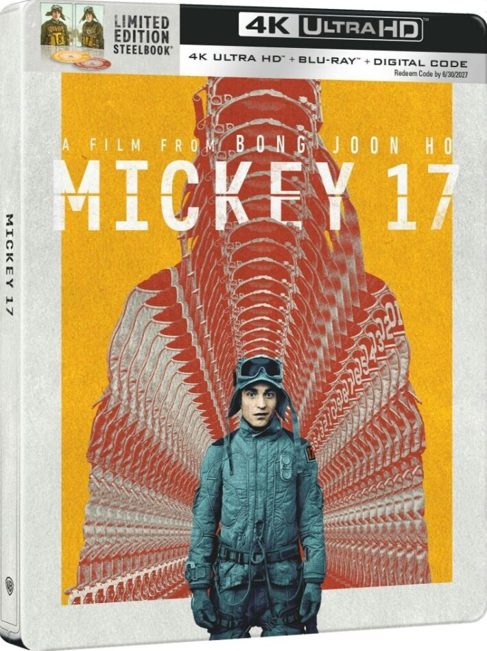 Mickey 17 (2024) Limited Edition, Steelbook, 4K Ultra HD + Blu-ray