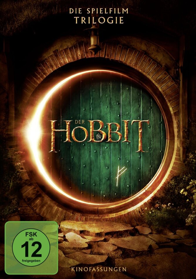 Der Hobbit - Die Spielfilm Trilogie Kinoversion, 3 DVDs