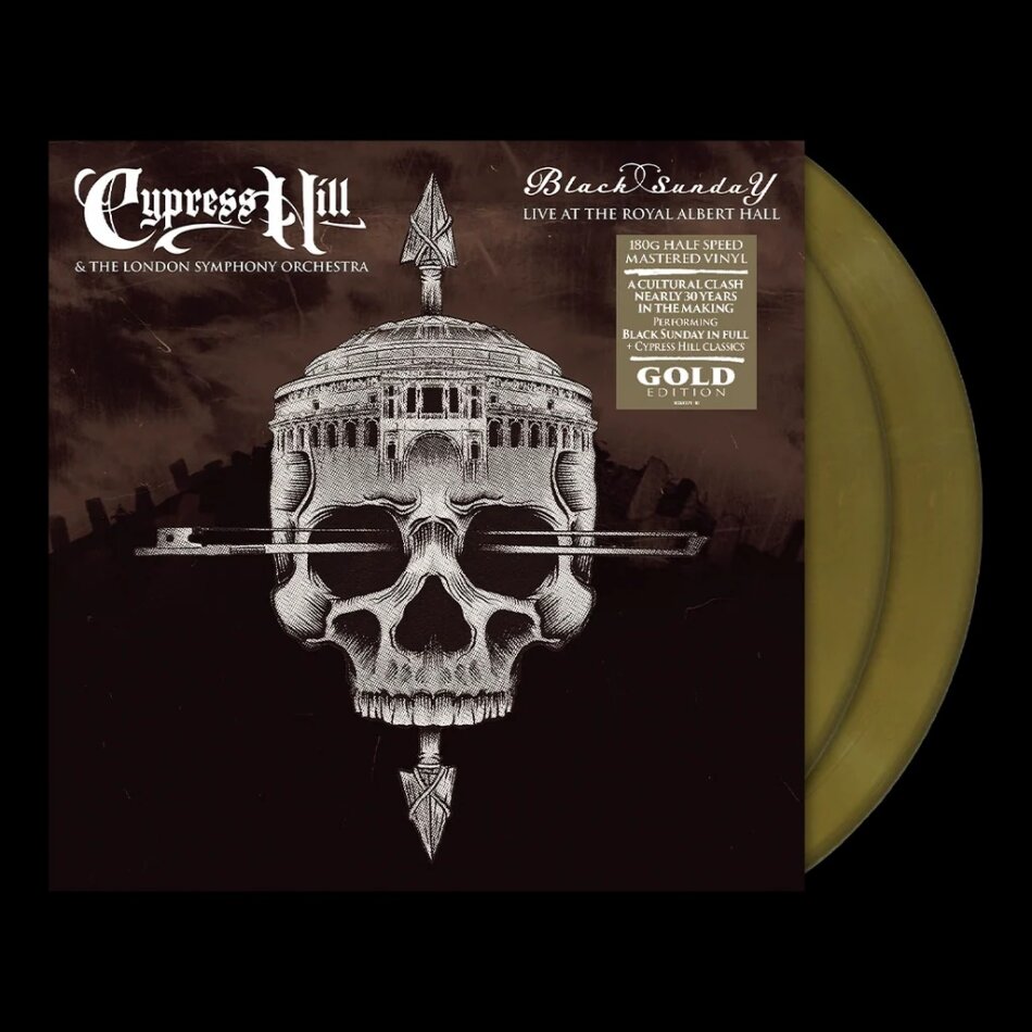 Cypress Hill & The London Symphony Orchestra - Black Sunday Live At The Royal Albert Hall Limited Edition, Gold Vinyl, 2 LPs