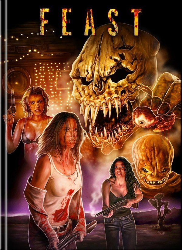 Feast (2005) Cover C, Limited Edition, Mediabook, Blu-ray + DVD