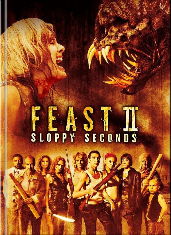 Feast 2: Sloppy Seconds (2008) Cover A, Limited Edition, Mediabook, Blu-ray + DVD