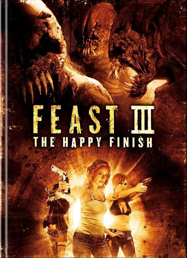 Feast 3: The Happy Finish (2009) Cover A, Limited Edition, Mediabook, Blu-ray + DVD