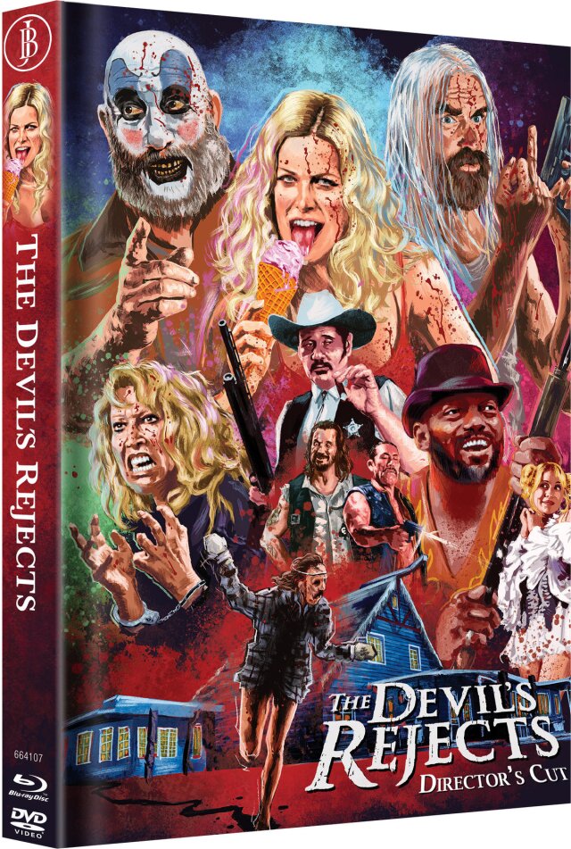 The Devil's Rejects (2005) Cover B, Director's Cut, Limited Edition, Mediabook, Uncut, Blu-ray + 2 DVDs