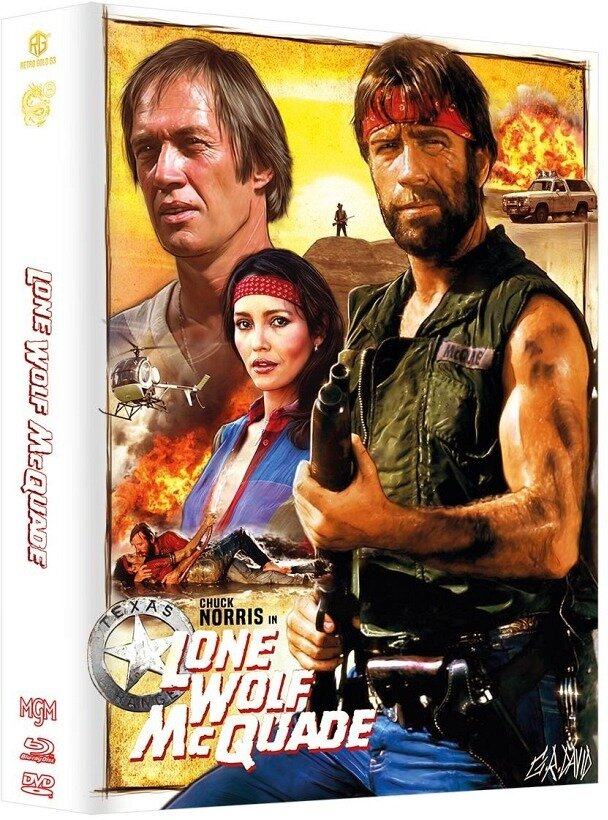 Lone Wolf McQuade (1983) Cover A, Limited Edition, Mediabook, Blu-ray + DVD