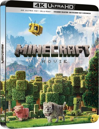 Minecraft le film (2025) (&Eacute;dition Limit&eacute;e, Steelbook, 4K Ultra HD + Blu-ray)