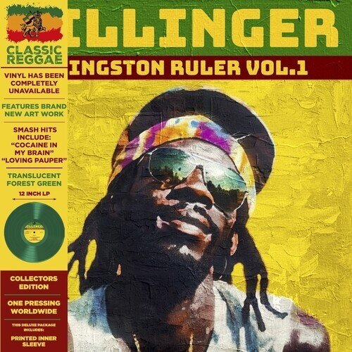 Dillinger - Kingston Ruler Vol. 1 Culture Factory, Deluxe Edition, Limited Edition, Green Vinyl, LP