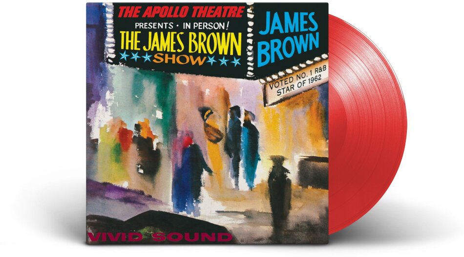 James Brown - Live At The Apollo 1962 2025 Reissue, Limited Edition, Red Vinyl, LP