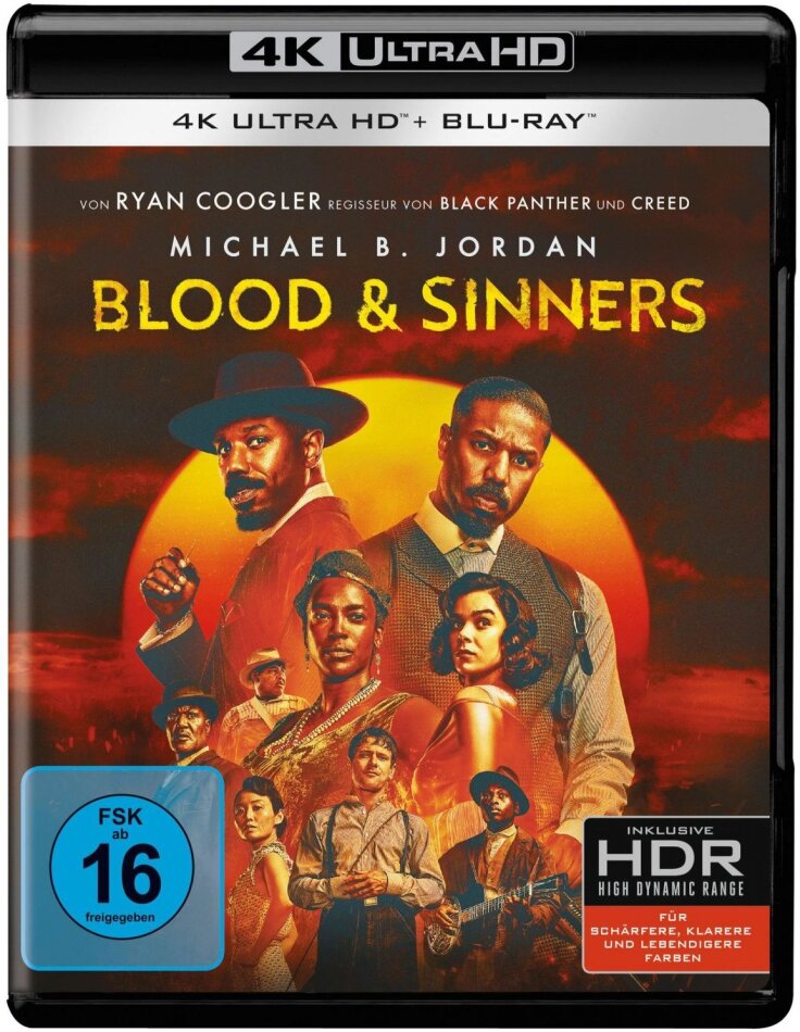 Blood & Sinners (2025) 4K Ultra HD + Blu-ray