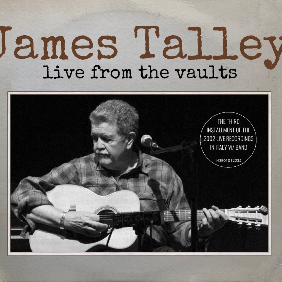 James Talley - Live From The Vaults Digipack