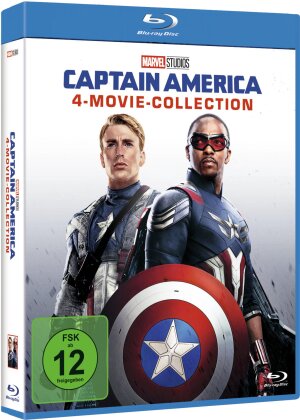 Captain America 1-4 - 4-Movie-Collection (4 Blu-rays)