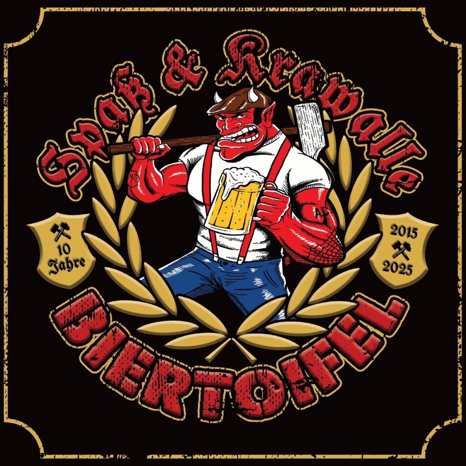 Biertoifel - SPAß & KRAWALLE Limited Edition, White/Gold Splatter Vinyl, LP