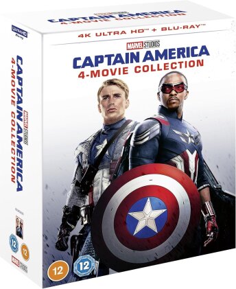 Captain America - 4-Movie Collection (4 4K Ultra HDs + 4 Blu-rays)