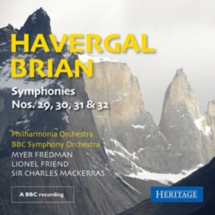 Havergal Brian (1876-1792), Myer Fredman, Lionel Friend, Sir Charles Mackerras, &hellip; - Symphonies 29 & 30 & 31 & 32