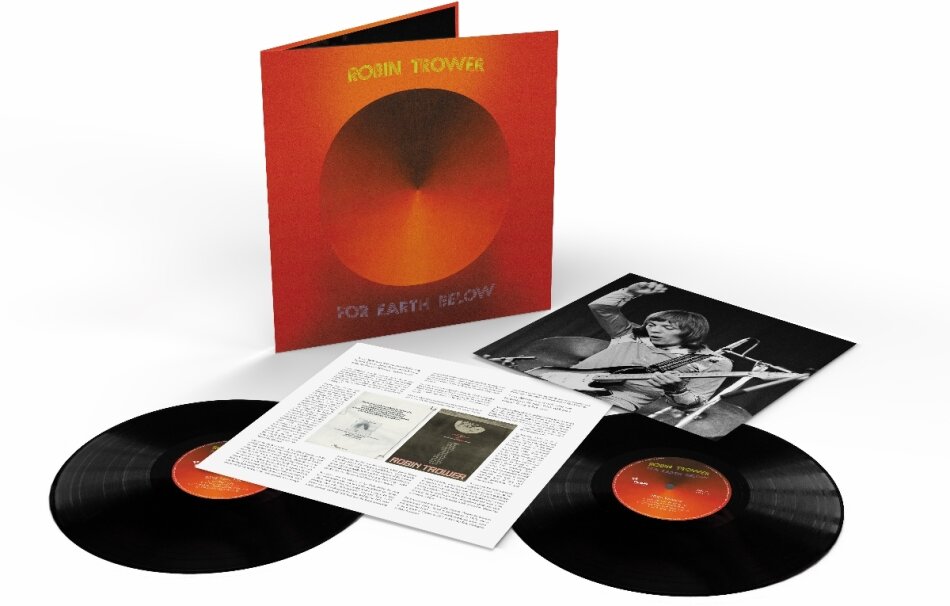 Robin Trower - For Earth Below 2025 Reissue, Chrysalis, 2 LPs