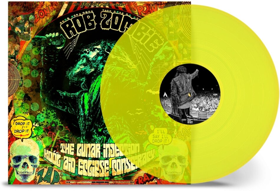 Rob Zombie - The Lunar Injection Kool Aid Eclipse Conspiracy 2025 Reissue, Nuclear Blast, Transparent Neon Yellow Vinyl, LP