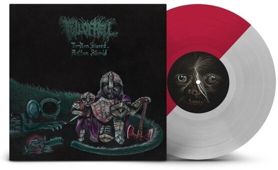 Full Of Hell - Broken Sword Rotten Shield Silver/Red Vinyl, 10" Maxi