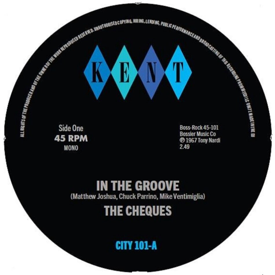 The Cheques & The Merits - In The Groove/Arabian Jerk 7" Single