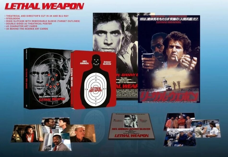 Arma Letale (1987) Ultimate Collector's Edition, Director's Cut, Kinoversion, Limited Edition, Steelbook, 4K Ultra HD + Blu-ray