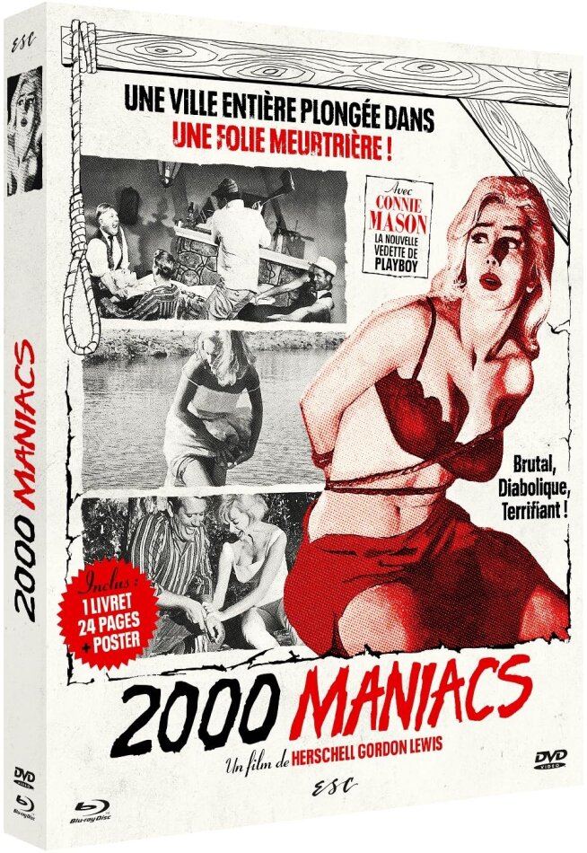 2000 Maniacs (1964) + Booklet, Limited Edition, Blu-ray + DVD