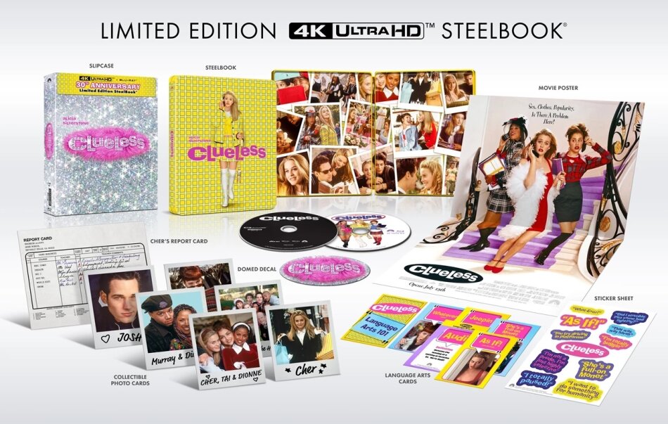 Clueless (1995) Limited Collector's Edition, Steelbook, 4K Ultra HD + Blu-ray