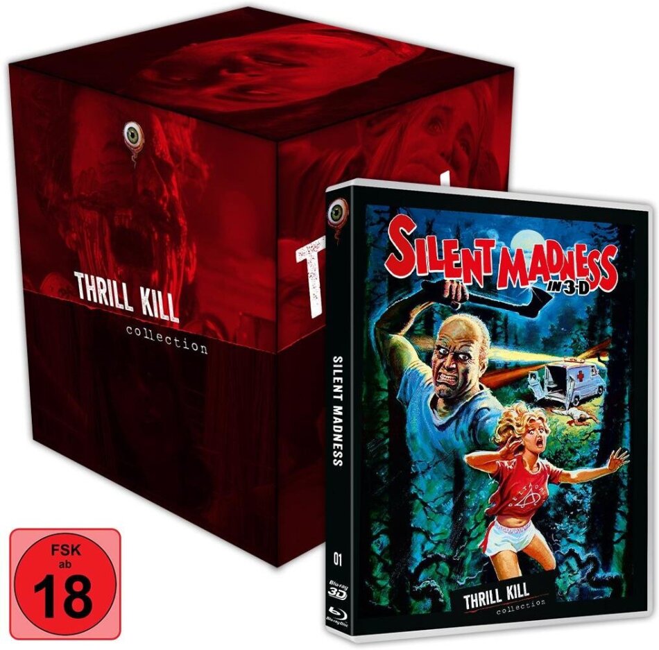 Silent Madness (1984) Thrill Kill Collection, + Sammelschuber, Limited Edition, Blu-ray 3D + Blu-ray