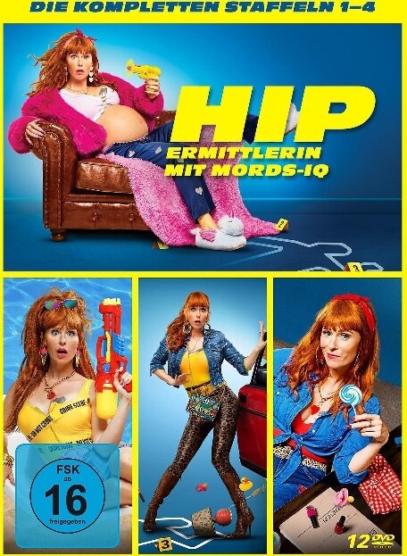HIP: Ermittlerin mit Mords-IQ - Staffel 1-4 Fan Edition, Limited Edition, 12 DVDs