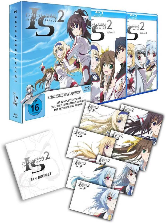 Infinite Stratos 2 - Staffel 2 Schuber, Fan Edition, Limited Edition, 2 Blu-rays