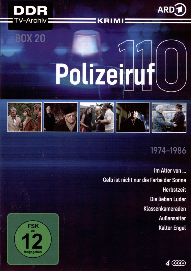 Polizeiruf 110 - Box 20 DDR TV-Archiv, 4 DVDs